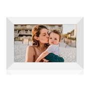 10.1" HD WiFi Digital Photo Frame with Wireless Photo/Video Transfer - White