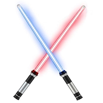 2-in-1 Space Sword / Lightsaber - 2 Pcs. - Red / Blue