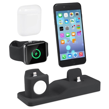 3-in-1 Anti-Slip Silicone Charging Stand