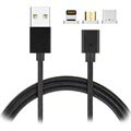 3-in-1 Magnetic Cable - Lightning, MicroUSB, Type-C