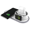 Saii 3-in-1 Wireless Charging Station - iPhone, Apple Watch, AirPods