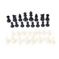 32-Piece Medieval Staunton Plastic Chess Set