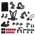 34-in-1 Accessory Kit with Chest Mount for GoPro Cameras