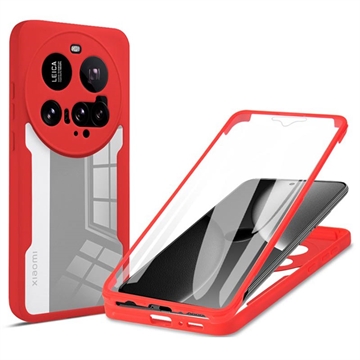 Xiaomi 15 Ultra 360 Protection Series Case - Red / Clear