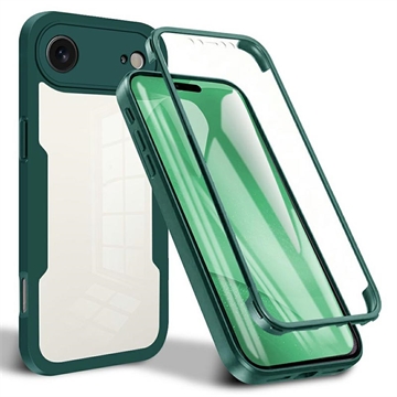 iPhone Air 360 Protection Series Case - Green / Clear