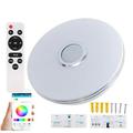 36W Smart LED Ceiling Light with Remote Control / Bluetooth Speaker - Round Shape