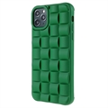 iPhone 11 Pro 3D Cube Design Silicone Case - Green