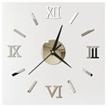 3D Decorative DIY Mirror Wall Clock