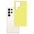 Samsung Galaxy S23 Ultra 5G 3MK Matt TPU Case - Yellow