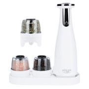 Adler AD 4449w Electric Salt and Pepper Grinder - Set - 3 grinders - USB