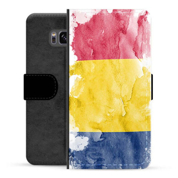 Samsung Galaxy S8+ Premium Flip Case - Romanian Flag