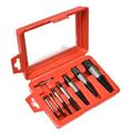 8 Pcs. High-Carbon Steel Screw & Bolt Extractor Set - Red
