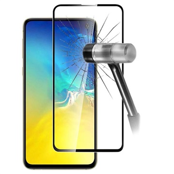 9D Full Cover Samsung Galaxy S10e Tempered Glass Screen Protector - Black