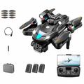A168 Brushless RC Drone with 8K Dual Cameras, Optical Flow - Black