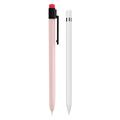 AHASTYLE PT80-1-K For Apple Pencil 2nd Generation Stylus Pen Silicone Cover Anti-drop Protective Sleeve - Pink
