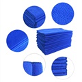 Absorbent Microfiber Cleaning Towels - 10 Pcs. - Blue