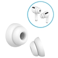 Ahastyle PT99-2 AirPods Pro Silicone Ear Tips - S, M, L - White