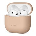 AirPods 4 Tech-Protect Silicone Case - Caffe Latte
