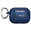 AirPods Pro 2 TPU Case with Carabiner - Carbon Fiber