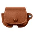 AirPods Pro 3 Backpack Style Case with Keychain Buckle - Brown
