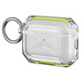 AirPods Pro 3 Dual-Color Soft TPU Protective Case - Yellow / Transparent
