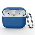AirPods Pro 3 Silicone Case with Carabiner - Dark Blue