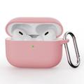 AirPods Pro 3 Silicone Case with Carabiner - Pink
