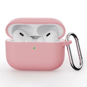 AirPods Pro 3 Silicone Case with Carabiner - Pink
