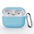 AirPods Pro 3 Silicone Case with Carabiner - Sky Blue