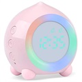 Alarm Clock with Colorful Night Light