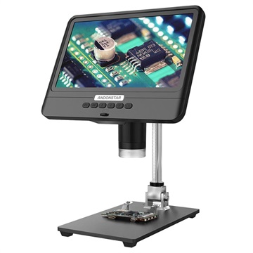 Andonstar AD208 Digital Microscope with 8.5" LCD Screen - 5X-1200X (Open Box - Excellent)