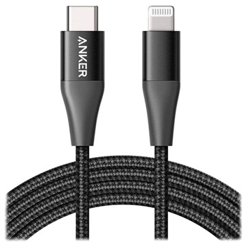 Anker PowerLine+ II USB-C / Lightning Cable - 0.9m - Black
