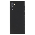Anti-Fingerprint Matte Samsung Galaxy Note10 TPU Case - Black