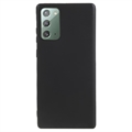 Anti-Fingerprint Matte Samsung Galaxy Note20 TPU Case - Black