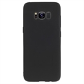 Anti-Fingerprint Matte Samsung Galaxy S8 TPU Case - Black