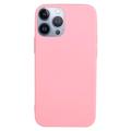 Anti-Fingerprint Matte iPhone 14 Pro Max TPU Case - Pink