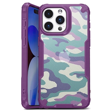 iPhone 15 Pro Max Anti-Shock Hybrid Case - Camouflage