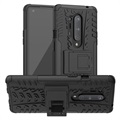 Anti-Slip OnePlus 8 Pro Hybrid Case with Stand - Black