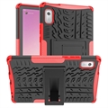Anti-Slip Lenovo Tab M9 Hybrid Case with Kickstand - Red / Black