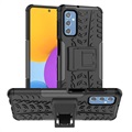 Samsung Galaxy M52 5G Anti-Slip Hybrid Case with Kickstand - Black