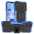 Anti-Slip Motorola Moto E22 E22i Hybrid Case with Stand - Blue / Black