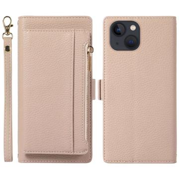 iPhone 14 2-in-1 Magnetic Wallet Case with Zipper