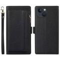 iPhone 14 2-in-1 Magnetic Wallet Case with Zipper