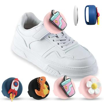 Apple AirTag 1/2 Tech-Protect Smooth for Kids Sneakers - 4 Pcs. - Colorful