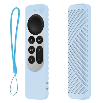 Apple TV 4K Siri Remote (3rd Gen.) Protective Silicone Case with Lanyard