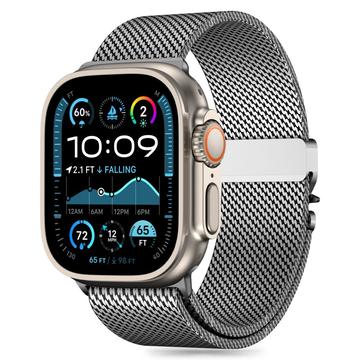 Apple Watch Series Ultra 3/Ultra 2/Ultra/11/10/9/8/7/6/SE 3/SE (2022)/SE Tech-Protect Milan Strap - 49mm/46mm/45mm/44mm - Silver