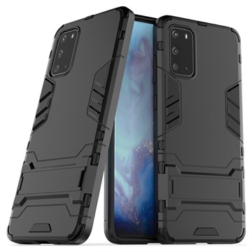 Armor Series Samsung Galaxy S20 Ultra Hybrid Case with Stand - Black