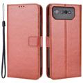 Asus ROG Phone 6/6 Pro Wallet Case with Magnetic Closure - Brown