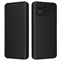 Asus Zenfone 11 Ultra Flip Case - Carbon Fiber - Black