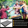 BBQ Grill Mesh Mat Non-stick Grilling Mat Rimming Mesh Mat On Grate Oven